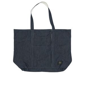 PORTER YOSHIDA Denim Tote Bag Men BLUE Shoulder Bags